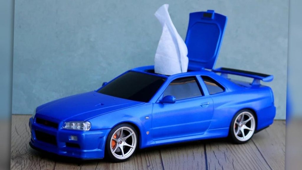 Κλάψτε σε αυτό το R34 Nissan Skyline GT-R Tissue Box αν δεν μπορείτε να αντέξετε οικονομικά το πραγματικό πράγμα