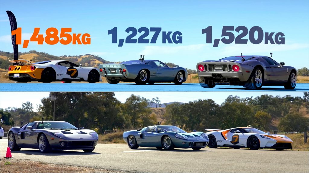 Drag Racing Κάθε γενιά Ford GT δείχνει πόσο μακριά έχει φτάσει η τεχνολογία σε 50 χρόνια