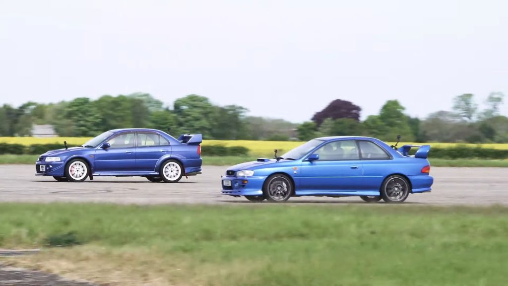 Ιαπωνικός εμφύλιος: Subaru Impreza P1 Vs Mitsubishi Evo Tommi Makinen (+video)