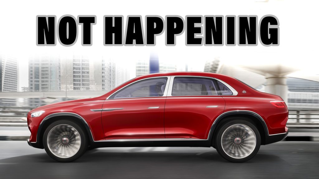 Το Mutant SUV Sedan της Mercedes-Maybach έχει κονσερβοποιηθεί