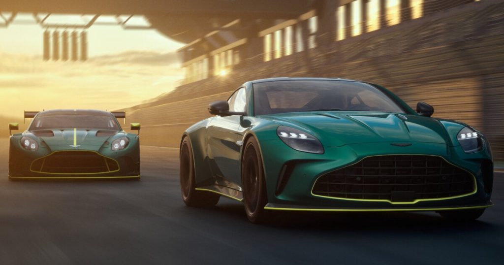 Η aston martin αποκαλύπτει σπορ αυτοκίνητο και αγωνιστικό GT3 από κολλημένο αλουμίνιο