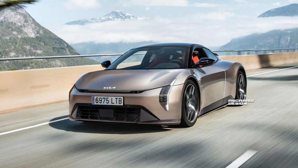 Το Digital Kia EVx Sports Car ξεκίνησε τη ζωή του ως ανυποψίαστο Lotus Emira ICE Coupe