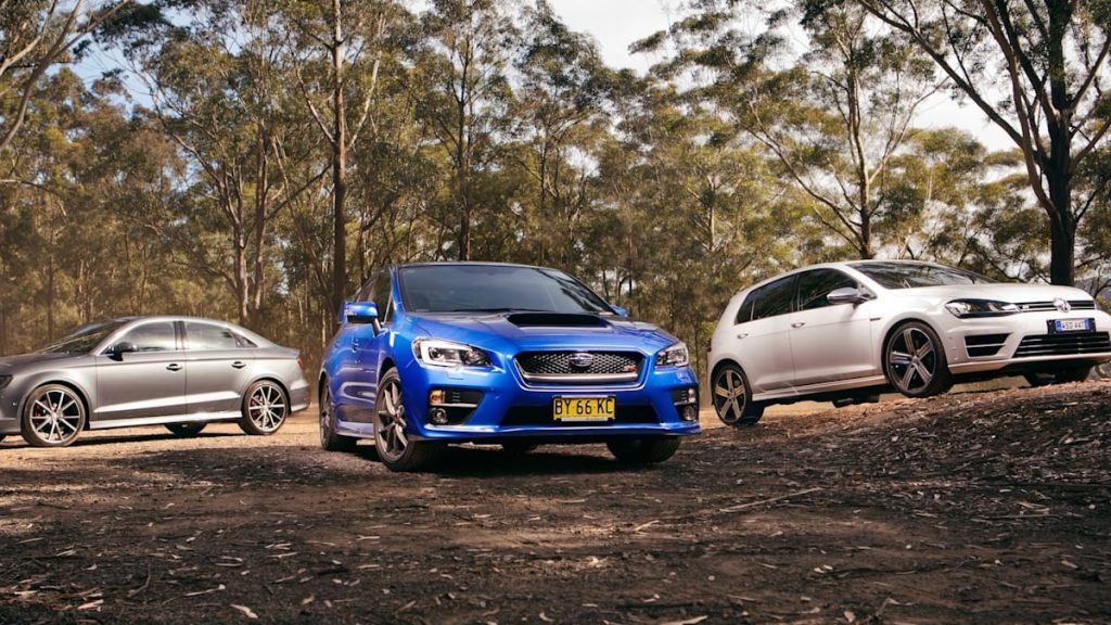 Sports car comparison : Subaru WRX STI v Audi S3 v Volkswagen Golf R