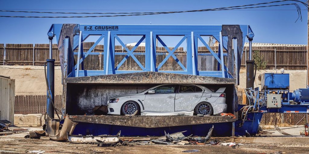 Driving the Last Brand-New Mitsubishi Evo to its Grave