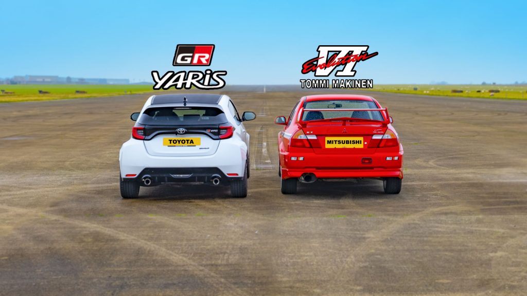 Drag Race: Mitsubishi Evo IV TME vs Toyota GR Yaris