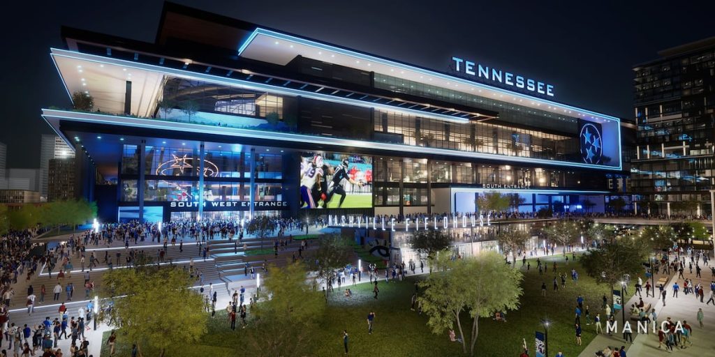 Titans break ground on new Nissan stadium