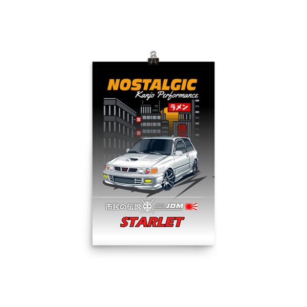 jdm Car Posters_Toyota Starlet Gt - Image 2